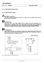 Preview for 192 page of IEMCA BOSS 338 HD Manual For Use And Maintenance