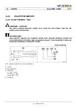 Preview for 205 page of IEMCA BOSS 338 HD Manual For Use And Maintenance