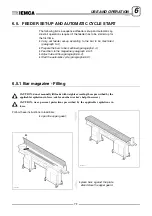 Preview for 77 page of IEMCA BOSS 542 CNC Manual For Use And Maintenance