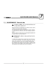 Preview for 83 page of IEMCA BOSS 542 CNC Manual For Use And Maintenance