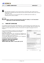 Preview for 12 page of IEMCA BOSS 552 - IC Manual For Use And Maintenance