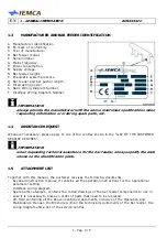 Preview for 14 page of IEMCA BOSS 552 - IC Manual For Use And Maintenance