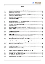 Предварительный просмотр 5 страницы IEMCA Elite Evo 112 Manual For Use And Maintenance