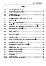 Предварительный просмотр 6 страницы IEMCA Elite Evo 112 Manual For Use And Maintenance