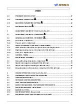 Предварительный просмотр 7 страницы IEMCA Elite Evo 112 Manual For Use And Maintenance