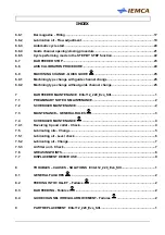 Предварительный просмотр 8 страницы IEMCA Elite Evo 112 Manual For Use And Maintenance