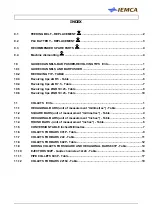 Предварительный просмотр 9 страницы IEMCA Elite Evo 112 Manual For Use And Maintenance