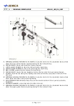 Предварительный просмотр 20 страницы IEMCA Elite Evo 112 Manual For Use And Maintenance