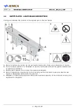 Предварительный просмотр 36 страницы IEMCA Elite Evo 112 Manual For Use And Maintenance