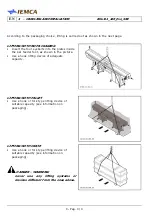 Предварительный просмотр 64 страницы IEMCA Elite Evo 112 Manual For Use And Maintenance