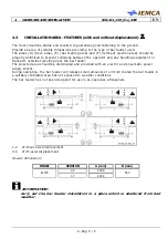 Предварительный просмотр 65 страницы IEMCA Elite Evo 112 Manual For Use And Maintenance