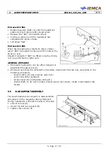 Предварительный просмотр 109 страницы IEMCA Elite Evo 112 Manual For Use And Maintenance