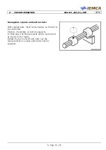 Предварительный просмотр 129 страницы IEMCA Elite Evo 112 Manual For Use And Maintenance