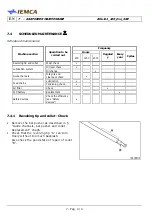 Предварительный просмотр 144 страницы IEMCA Elite Evo 112 Manual For Use And Maintenance