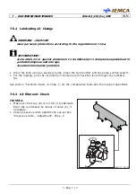 Предварительный просмотр 147 страницы IEMCA Elite Evo 112 Manual For Use And Maintenance