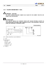 Предварительный просмотр 177 страницы IEMCA Elite Evo 112 Manual For Use And Maintenance