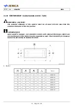 Предварительный просмотр 184 страницы IEMCA Elite Evo 112 Manual For Use And Maintenance