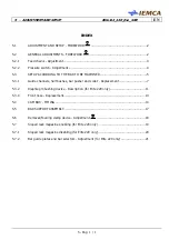 Preview for 93 page of IEMCA Elite Evo Series Manual For Use And Maintenance