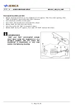 Preview for 108 page of IEMCA Elite Evo Series Manual For Use And Maintenance