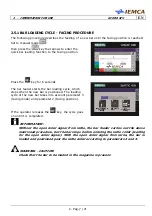 Предварительный просмотр 21 страницы IEMCA KID 80 IV Touch Instruction Manual