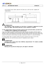 Предварительный просмотр 36 страницы IEMCA KID 80 IV Touch Instruction Manual