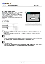 Предварительный просмотр 40 страницы IEMCA KID 80 IV Touch Instruction Manual