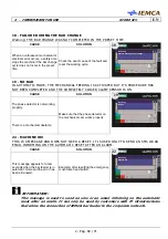 Предварительный просмотр 83 страницы IEMCA KID 80 IV Touch Instruction Manual