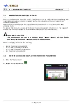 Предварительный просмотр 88 страницы IEMCA KID 80 IV Touch Instruction Manual