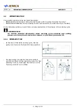 Preview for 18 page of IEMCA KID 80-IV Touch Manual For Use And Maintenance