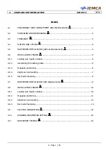 Preview for 39 page of IEMCA KID 80-IV Touch Manual For Use And Maintenance