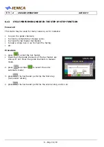 Preview for 76 page of IEMCA KID 80-IV Touch Manual For Use And Maintenance