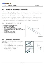 Preview for 90 page of IEMCA KID 80-IV Touch Manual For Use And Maintenance