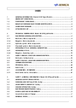 Preview for 5 page of IEMCA Master 80 UP HyperFlexible Manual For Use And Maintenance