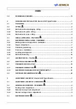 Preview for 6 page of IEMCA Master 80 UP HyperFlexible Manual For Use And Maintenance