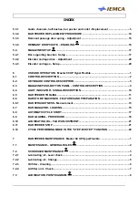 Preview for 7 page of IEMCA Master 80 UP HyperFlexible Manual For Use And Maintenance