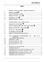 Preview for 8 page of IEMCA Master 80 UP HyperFlexible Manual For Use And Maintenance