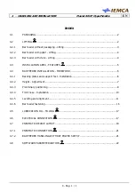 Preview for 59 page of IEMCA Master 80 UP HyperFlexible Manual For Use And Maintenance