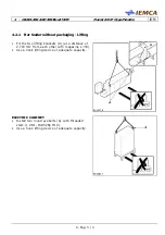 Preview for 61 page of IEMCA Master 80 UP HyperFlexible Manual For Use And Maintenance