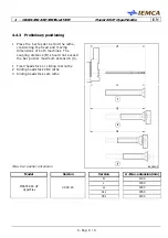 Preview for 67 page of IEMCA Master 80 UP HyperFlexible Manual For Use And Maintenance