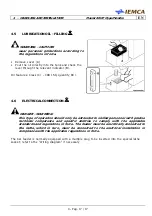 Preview for 75 page of IEMCA Master 80 UP HyperFlexible Manual For Use And Maintenance