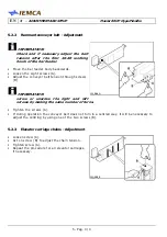 Preview for 84 page of IEMCA Master 80 UP HyperFlexible Manual For Use And Maintenance