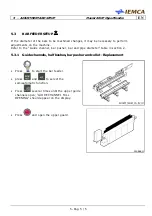 Preview for 85 page of IEMCA Master 80 UP HyperFlexible Manual For Use And Maintenance