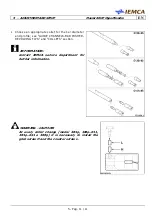 Preview for 91 page of IEMCA Master 80 UP HyperFlexible Manual For Use And Maintenance