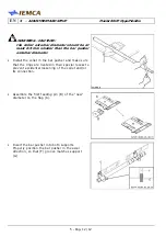 Preview for 92 page of IEMCA Master 80 UP HyperFlexible Manual For Use And Maintenance