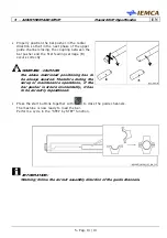 Preview for 93 page of IEMCA Master 80 UP HyperFlexible Manual For Use And Maintenance