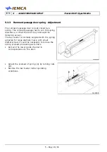 Preview for 96 page of IEMCA Master 80 UP HyperFlexible Manual For Use And Maintenance