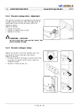 Preview for 101 page of IEMCA Master 80 UP HyperFlexible Manual For Use And Maintenance