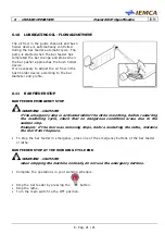 Preview for 123 page of IEMCA Master 80 UP HyperFlexible Manual For Use And Maintenance