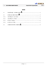 Preview for 125 page of IEMCA Master 80 UP HyperFlexible Manual For Use And Maintenance