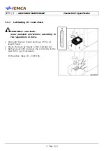 Preview for 128 page of IEMCA Master 80 UP HyperFlexible Manual For Use And Maintenance